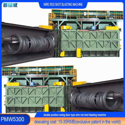 Machine de soufflage par coup de fil de surface métallique avec une performance de mandrin personnalisée de 5300 mm