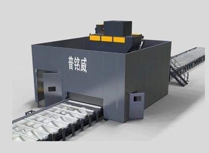 Machine de soufflage par soufflage de rouleaux en acier au carbone Q6930g pour les structures en acier