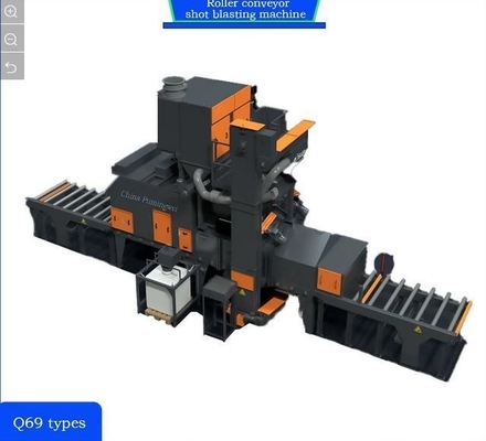 4*11kw Convection haute préchauffage convoyeur à rouleaux de tir de machine de soufflage personnalisée