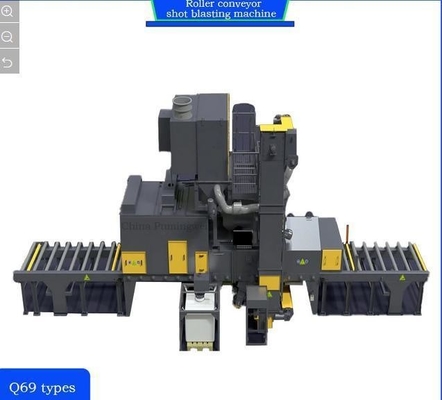 4*11kw Convection haute préchauffage convoyeur à rouleaux de tir de machine de soufflage personnalisée