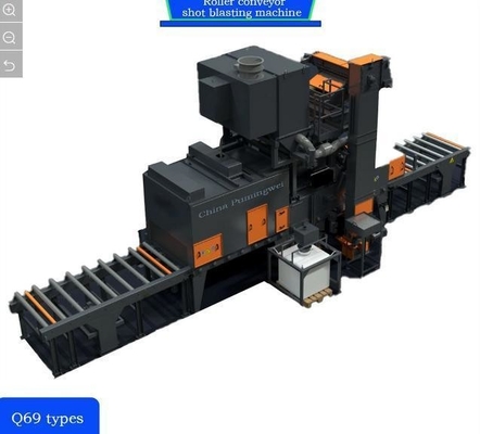 4*11kw Convection haute préchauffage convoyeur à rouleaux de tir de machine de soufflage personnalisée