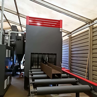 Machine à souffler à travers convoyeur à rouleaux personnalisée Largeur de pièce de travail 1500 mm