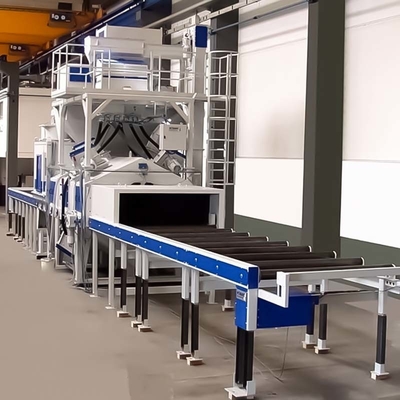 Machine à souffler à travers convoyeur à rouleaux personnalisée Largeur de pièce de travail 1500 mm