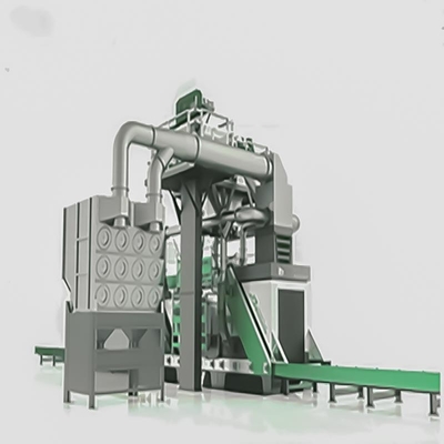 Machine de soufflage à rouleaux de différentes couleurs pour une grande propreté