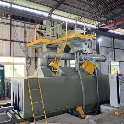 Machine de soufflage à chaud à rouleaux de la série Q69 pour le nettoyage de la surface de la pièce dans le chantier naval