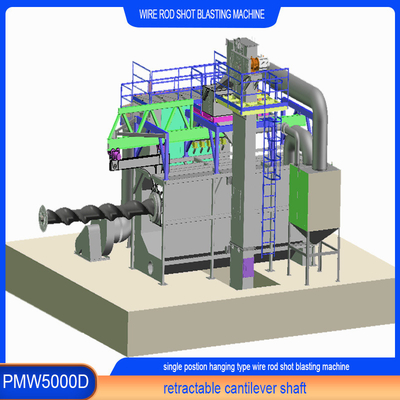 PMW 5000D Machine de soufflage de fil de fer sûre et économe en travail pour arbre rétractable automatique