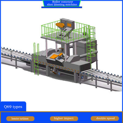 Machine de soufflage par soufflage à rouleaux de ligne de prétraitement assortie d'un abrator à rouleaux
