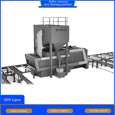 Machine de soufflage par soufflage à rouleaux de ligne de prétraitement assortie d'un abrator à rouleaux
