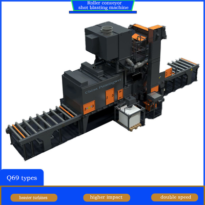 Personnalisation Machine de soufflage à tir à rouleaux avancés pour plaque d'acier mince