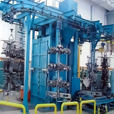 20 ans d'expérience dans la fabrication de machines de soufflage par tir suspendu à crochet pour section standard