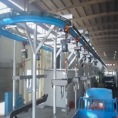 20 ans d'expérience dans la fabrication de machines de soufflage par tir suspendu à crochet pour section standard