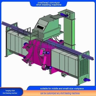 Monorail à plusieurs crochets transportateur à projectiles pour diverses structures