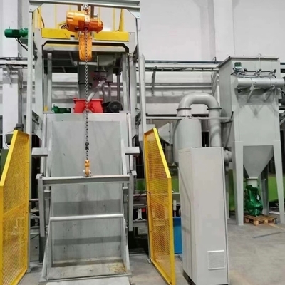1 tonne de capacité de charge Machine de soufflage par soufflage de sable pour l'industrie des ressorts