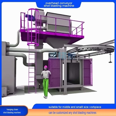 Machine de soufflage à haute pureté à convoyeur aérien avec sélection personnalisée