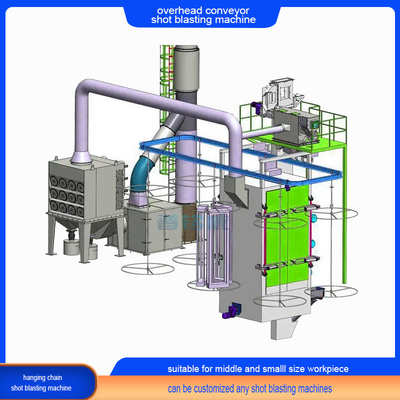 Machine de soufflage à haute pureté à convoyeur aérien avec sélection personnalisée