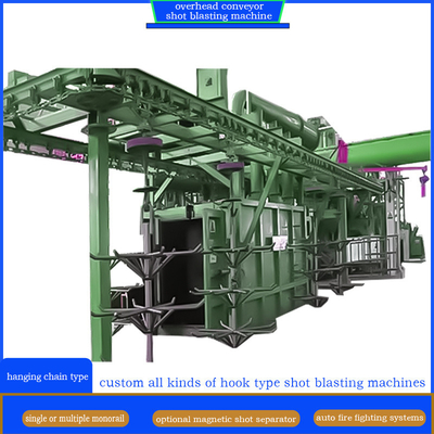 Machine de soufflage par tir de monorail continu semi-automatique ou entièrement automatique sur mesure