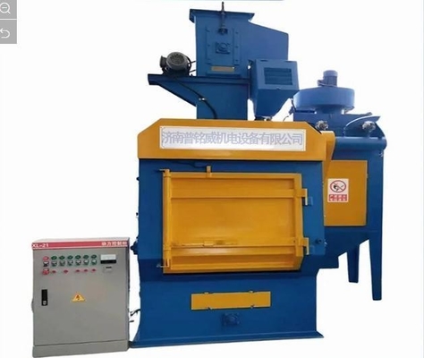 Machine à souffler à la bande de caoutchouc à abrasif rotatif pour le traitement de la surface métallique