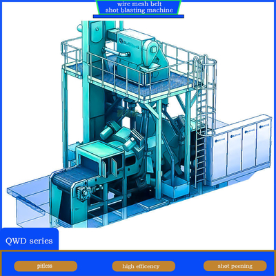 Machine de soufflage à tir de ceinture de filetage de fil de série QWD personnalisée pour les fabrications en plastique