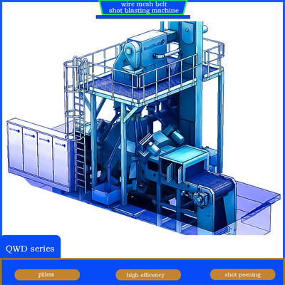 Machine de soufflage à tir de ceinture de filetage de fil de série QWD personnalisée pour les fabrications en plastique