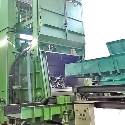 Machine de nettoyage de surface de caoutchouc de type &quot;crawler&quot; à soufflage par tir avec roue de soufflage centrifuge
