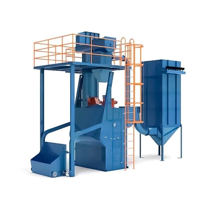 Machine de nettoyage de surface de caoutchouc de type &quot;crawler&quot; à soufflage par tir avec roue de soufflage centrifuge