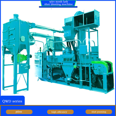 Qwd 80 Wire Mesh Shot Blaster automatisé et conçu efficacement pour la ligne de production