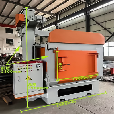 Machine de soufflage à bande de crawler multi-couleurs Q3210 personnalisée pour petites forges