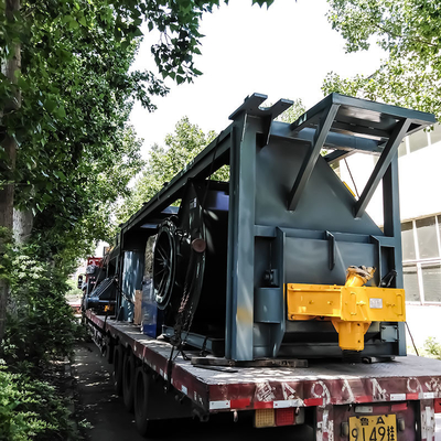 Machine de soufflage par tir à la porte tournante horizontale pour fil de fil d'acier adapté