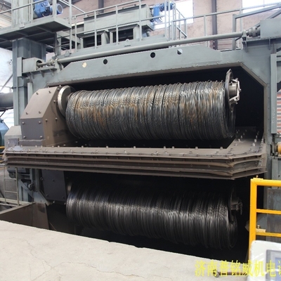 80 tonnes spéciale machine de soufflage de fil de fer pour l'industrie du fil d'acier de ressort long et large