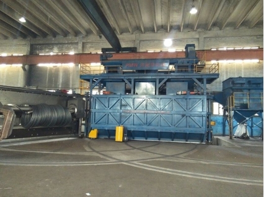 Machine de soufflage de fil de fer à rouleaux à haute pureté et automatisation