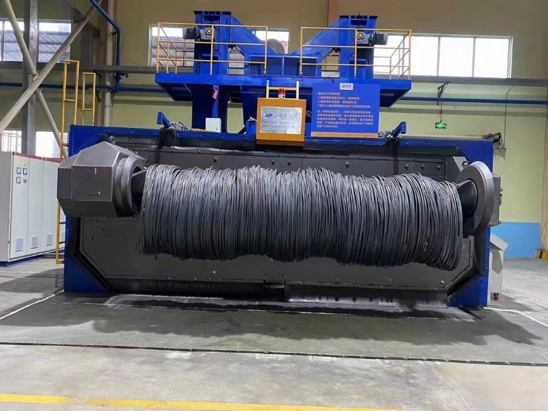 Machine de soufflage par tir PMW-4350 pour la personnalisation de barres de fil rondes dans l'industrie de vis