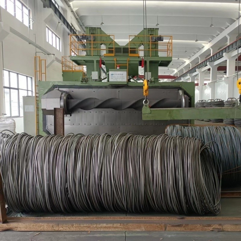 6.6*5.5*6m Hauteur au-dessus du sol Machine de soufflage sur mesure de câbles et de fil de fer en acier