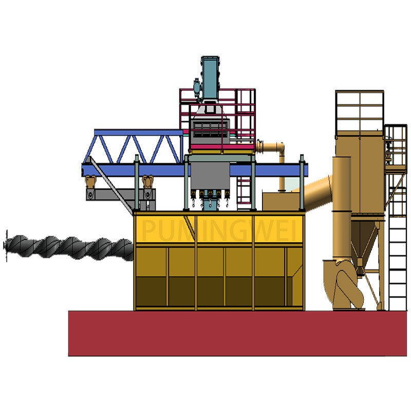 Machine de soufflage de fil de fer à haute efficacité de production avec mandrin à levier de 5 m