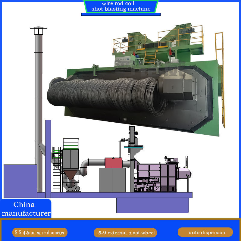 Personnalisation de la machine de soufflage à double mandrin de fil de fer pour la surface en acier à ressort