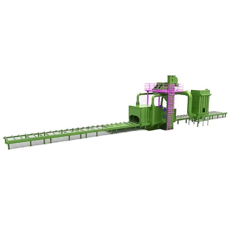 Machine à souffler à travers convoyeur à rouleaux personnalisée Largeur de pièce de travail 1500 mm