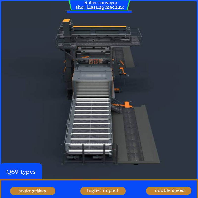 Personnalisation Machine de soufflage à tir à rouleaux avancés pour plaque d'acier mince