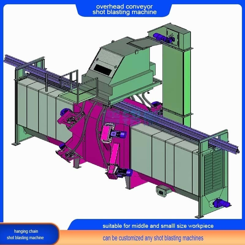 Monorail à plusieurs crochets transportateur à projectiles pour diverses structures