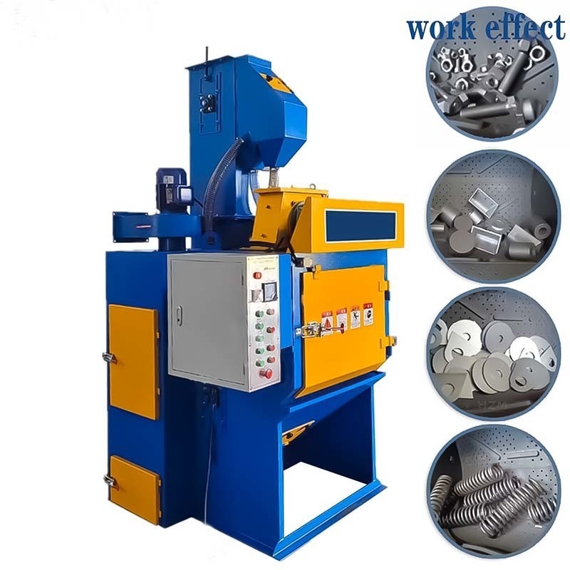 Machine de nettoyage de surface de caoutchouc de type &quot;crawler&quot; à soufflage par tir avec roue de soufflage centrifuge