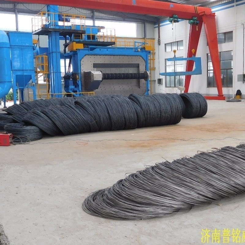 80 tonnes spéciale machine de soufflage de fil de fer pour l'industrie du fil d'acier de ressort long et large